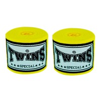 Twins Special CH1 Бинты Боксерские Тайский Бокс Хлопок Желтые